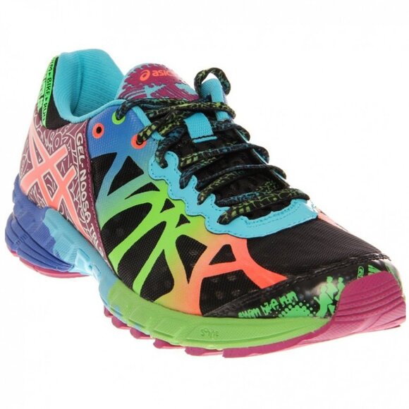 Rare New w/tags Asics GEL Noosa Tri 9 Black Multicolor Womens 9 US Medium - Picture 1 of 12